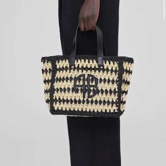 ANINE BING small Rio straw tote bag - Picture 2 of 2